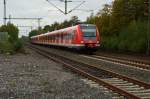 S8 nach Wuppertal Barmen in Korschenbroich.
Geführt wird der Zug vom 422 541-3 an diesem 11.10.2014