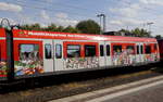 423 038 als Teil einer S 19 in Düren, 11.8.18.