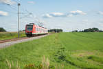 423 781 als S2 8978 nach Altomünster kurz vor Markt Indersdorf, 21.08.2017