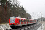 DB Regio 423 404 + 423 436 // Heusenstamm // 23. Januar 2016