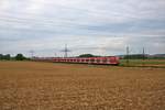 DB Regio S-Bahn Rhein Main 423 xxx + 423 xxx + 423 xxx am 09.09.19 bei Bad Vilbel Dortelweil 