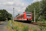 DB Regio 423 396 + 423 384 // Offenbach-Bieber // 18. Juli 2015