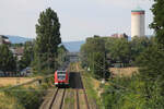 DB Regio 423 454 + 423 xxx + 423 441 // Steinbach (Taunus) // 22. Juli 2014