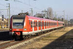 423 262 als S 11 nach Düsseldorf Hbf in Köln-Mülheim am 18.02.2025