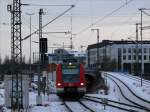 423 089 als S6 nach Zorneding kurz vor Mnchen-Ost; 02.02.2010
