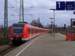 423 115/615 und 423 112/612 als S6 nach Tutzing bei der Einfahrt in Westkreuz.