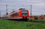 An der Spitze eines S11 Zuges ist der 423 294-8 am Donnerstag den 10 Mai 2012 in Richtung Bergisch Gladbach fahrend bei Allerheiligen zu sehen.......