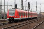 423 313-6 der S Bahn München aus dem Bahnland Bayern durchfährt Duisburg-Bissingheim 19.3.2016 