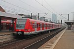 Nachschuss auf 423 934-9 am 21.03.2015, als dieser als S6 mit einem weiteren 423er aus dem Frankfurter Südbahnhof ausfuhr.