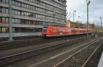 Ein 424 er fhrt am 14.11.10, in die Abstellanlage von Hannover HBF.