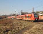 424 021  Taufnahme Wunstdorf , am 03.03.2011 in Lehrte.