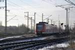 Triebwagen der S-Bahn Hannover am 15.01.2012 in Richtung Hannover, verlsst Lehrte.