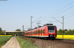 424 009-9 und 425 653-3 als S1 nach Haste via Hannover bei Lindhorst 7.5.16