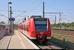 Nachschuss auf 425 501-4 der S-Bahn Mittelelbe (DB Regio Südost) als S 39021 (S1) von Stendal nach Schönebeck-Bad Salzelmen, die Magdeburg Hbf auf Gleis 8 verlässt.
[7.8.2018 | 9:49 Uhr]