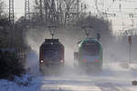 DB 425 655-8 als Leerfahrt und ABRN 3427 007 als RB32 nach Duisburg in Castrop-Rauxel 12.2.2021