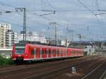 Br.425 257-3 fuhr am 17.August 2007 als RB44 nach Mainz Hbf. Hier bei der Einfahrt nach Ludwigahfen(Rhein)Hbf.