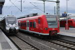 DB S-Bahn Mittelelbe 425 504-8 als RB 16421 von Braunschweig Hbf nach Burg (Magdeburg), am 05.04.2024 beim Halt in Magdeburg Hbf.