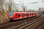 425 124-4 DB  S-Bahn RheinNeckar  als Leerfahrt in Wuppertal, Februar 2025.