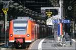 425 073/573 als RB11070 nach Duisburg in Aachen Hbf. Aufgrund einer Weisung des EBA´s drfen die 425er die Tren nun auch nichtmehr automatisch schlieen. 28.3.2009