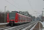 425073 als RB33 nach Aachen mit 5 Minuten Versptung bei der Ausfahrt in Geilenkirchen 12.2.10