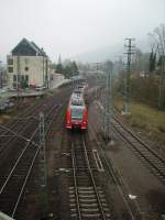 Ein BR 425 der S-Bahn Rhein Neckar in Neckargemnd am 18.02.11