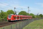 RB33 in Richtung Aachen Hbf fhrt am 5. Mai 2013 um 15:40 Uhr durch Duisburg Hochfeld