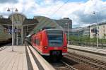 Nachschuss auf 425 119-5 bei der Einfahrt in Ludwigshafen (Rhein) Mitte als RB 44 nach Mainz Hbf.