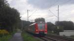 425 813 fuhr am 1.9.14 als RB19344 Ulm-Stuttgart und wird gleich Ebersbach erreichen.