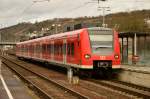 Als S1 nach Osterburken ist der 425 705-1 in Neckarelz zu sehen. 2.3.2015