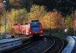 Auf dem weg Nach Osterburken ist dieser S1 Zug der vom 425 720-0 geführt in Neckargerach einfährt. Samstag 18.4.2015