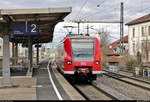 426 513-8 der S-Bahn Stuttgart als RB 37994 (RB11) nach Kornwestheim Pbf steht im Startbahnhof Stuttgart-Untertürkheim auf Gleis 2.
[11.3.2020 | 15:24 Uhr]