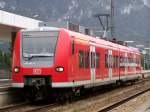 Br.426 034-5 fuhr am 9.August 2007 nach Reutte in Tirol. Aufgenommen im Bahnhof Garmisch-Partenkrichen.