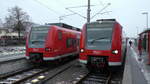 Am 10.12.2020 treffen 426 002-2 und 426 025-3 der WEG in Dettenhausen aufeinander.