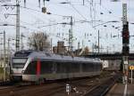 ET 23 007 als RB40 nach Essen bei der Ausfahrt von Hagen Hbf 15.11.09