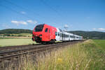 429 617 ist am 25.06.2024 in Richtung Fulda unterwegs,gesehen bei Reilos.