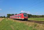 DB Regio Hessen S-Bahn Rhein Main 430 676 am 04.08.19 bei Wolfskehlen