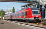 S-Bahn Stuttgart, 430 002/502 bei der Einfahrt als S4 in Backnang.