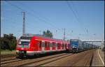 Auf Testfahrt konnte am 24.07.2012 in Nuthetal-Saarmund der fr die S-Bahn Stuttgart bestimmte 430 017 beobachtet werden
