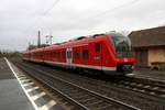 440 307-7 (Alstom Coradia Continental) der Mainfrankenbahn (DB Regio Bayern) als RB 58045 (RB53) nach Schweinfurt Stadt steht in ihrem Startbahnhof Schlüchtern auf Gleis 1 bereit.