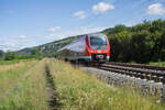 440 310-1 ist als RB bei Thüngersheim am 17.07.2024 in Richtung Würzburg/M.