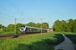 ET 440 343 fuhr am 15.05.2015 von Verden nach Bremen, hier in Bremen Mahndorf.