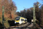 442 209+xxx als RE Stuttgart-Freudenstadt/Rottweil am 27.11.2020 bei Stuttgart-Heslach. 