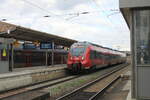 DB 442 277 als RE 4989  Franken-Thüringen-Express  von Leipzig Hbf nach Nürnberg Hbf, am 12.11.2023 beim Halt in Naumburg (S) Hbf.