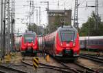 442 857-9+442 838-9 wollten am 21.06.2014 im Rostocker Hbf nicht arbeiten. 