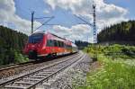 442 804 auf dem Weg in Richtung Saalfeld/S.