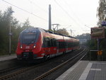 442 760 kommt als Werkstattfahrt aus Aachen-Hbf nach Düsseldorf-Hbf und kommt aus Richtung
