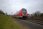 DB Regio Bayern Bombardier Twindexx 445 057 in Hanau Rauschwald am 16.02.25