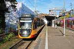 AVG (Albtal-Verkehrs-Gesellschaft) Bombardier ET2010 Wagen 941+931 am 03.11.18 in Bad Soden Bahnhof als RB11 nach Frankfurt Höchst.