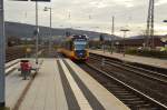 Einfahrt des 450 937 in Neckarelz, auf seinem Weg nach Mosbach Baden. 24.12.2014