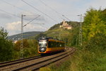 AVG Triebwagen 946 kurz vor Haßmersheim als S41 nach Heilbronn.